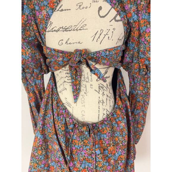 B56 For Love & Lemons Dress Womens XL Cottagecore Swiftie Coquette Whimsical - Picture 8 of 11